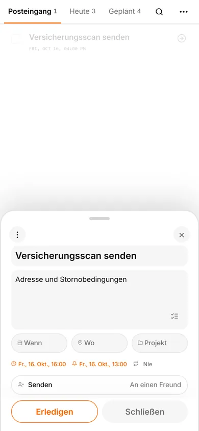 TasksNet-Oberfläche: Aufgabe bearbeiten — Wann eine Aufgabe hilfreicher ist