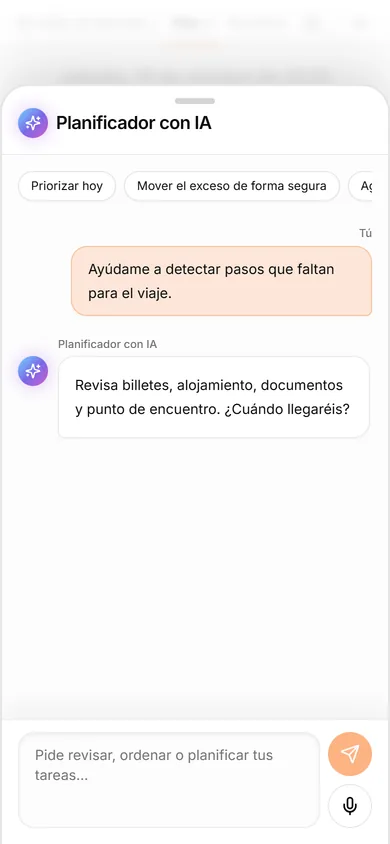 Asistente IA de TasksNet: Haz una pregunta concreta