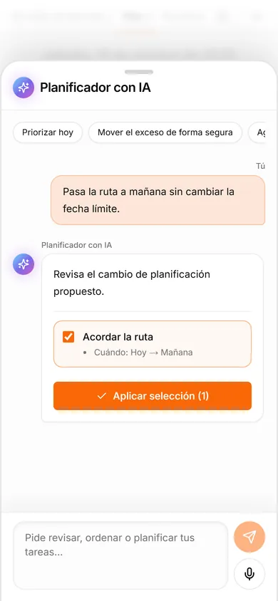 Asistente IA de TasksNet: Revisa cada cambio