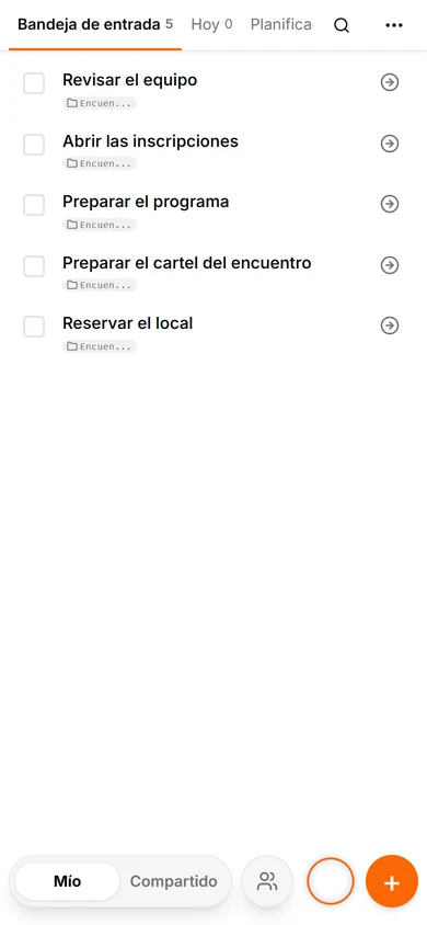 Cinco tareas de preparación en la bandeja personal de Anya